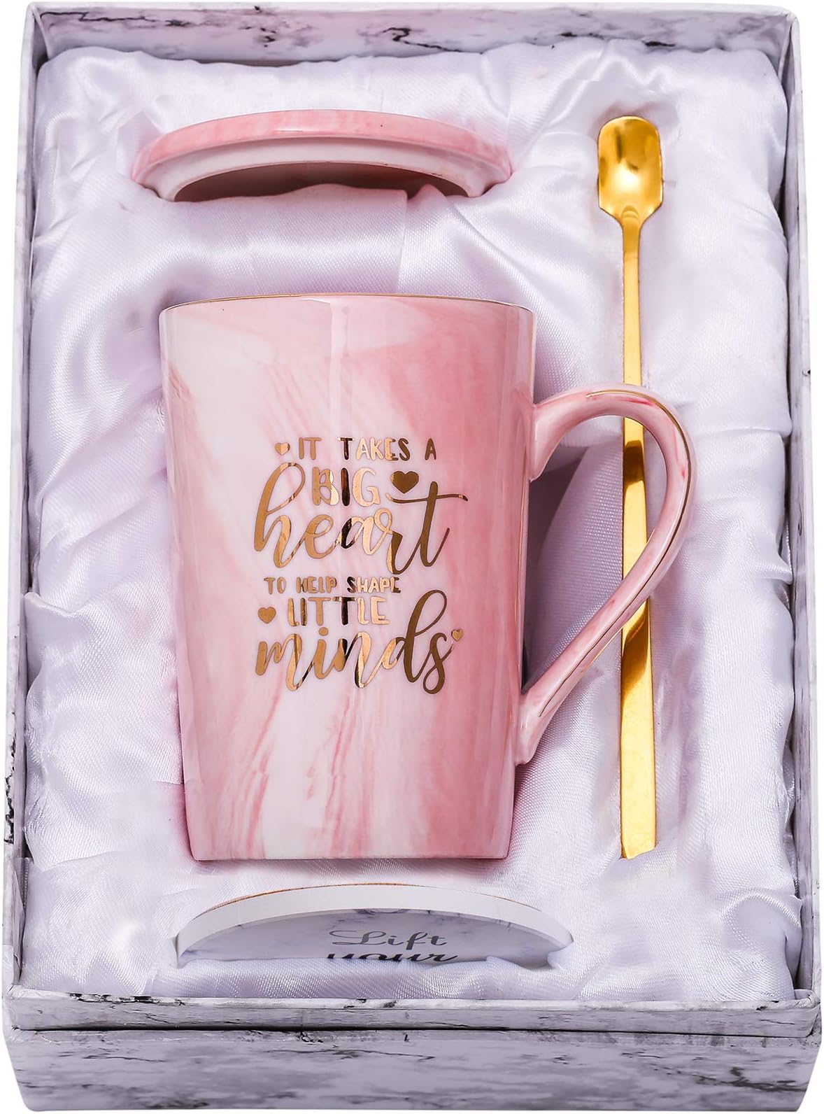 ShinnyWis Teacher Appreciation Gifts - Teacher Gifts for Women from Student - Thank You - Christmas Gift for Teachers-14oz Coffee Mug, Birthday Retirement Graduation, Nice Gift Boxed