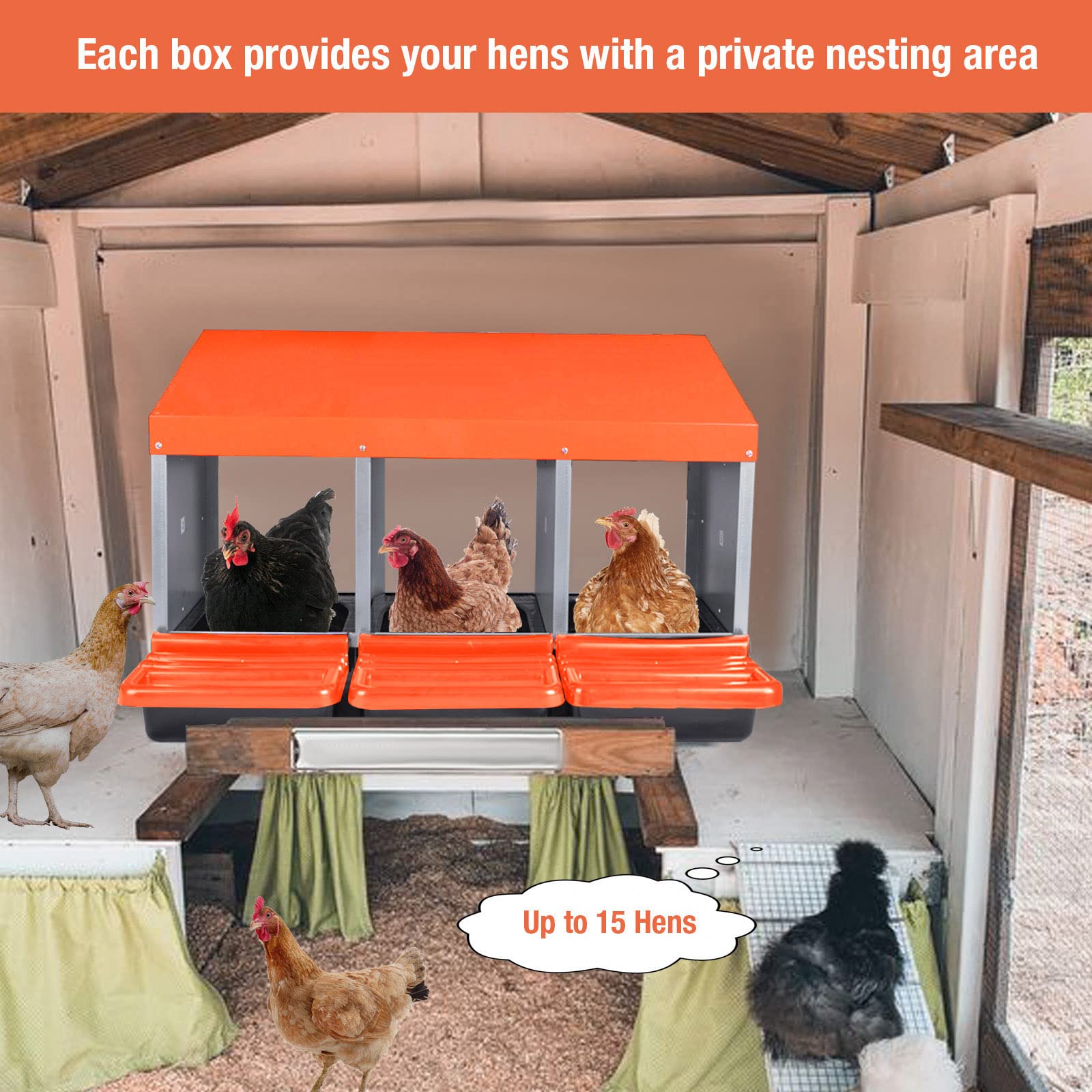 NULYLU Nid Paille Tissé pour Poules Lit Confortable pour Poules NULYLU Nid Paille Tissé pour Poules Lit Confortable pour Poules