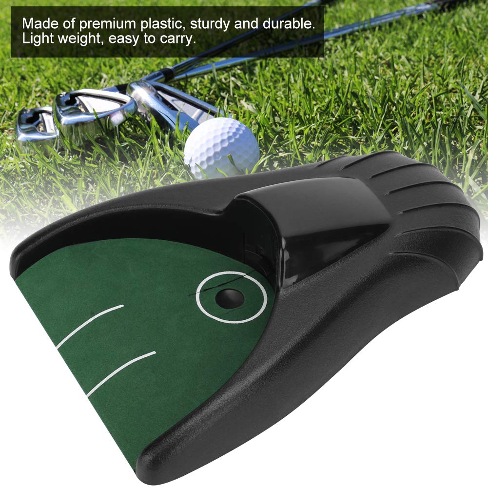 KEENSO Tapis de Putting Balle Golf, Machine Retour alimentée par Batterie, entraînement à Domicile, Bureau, fêtes