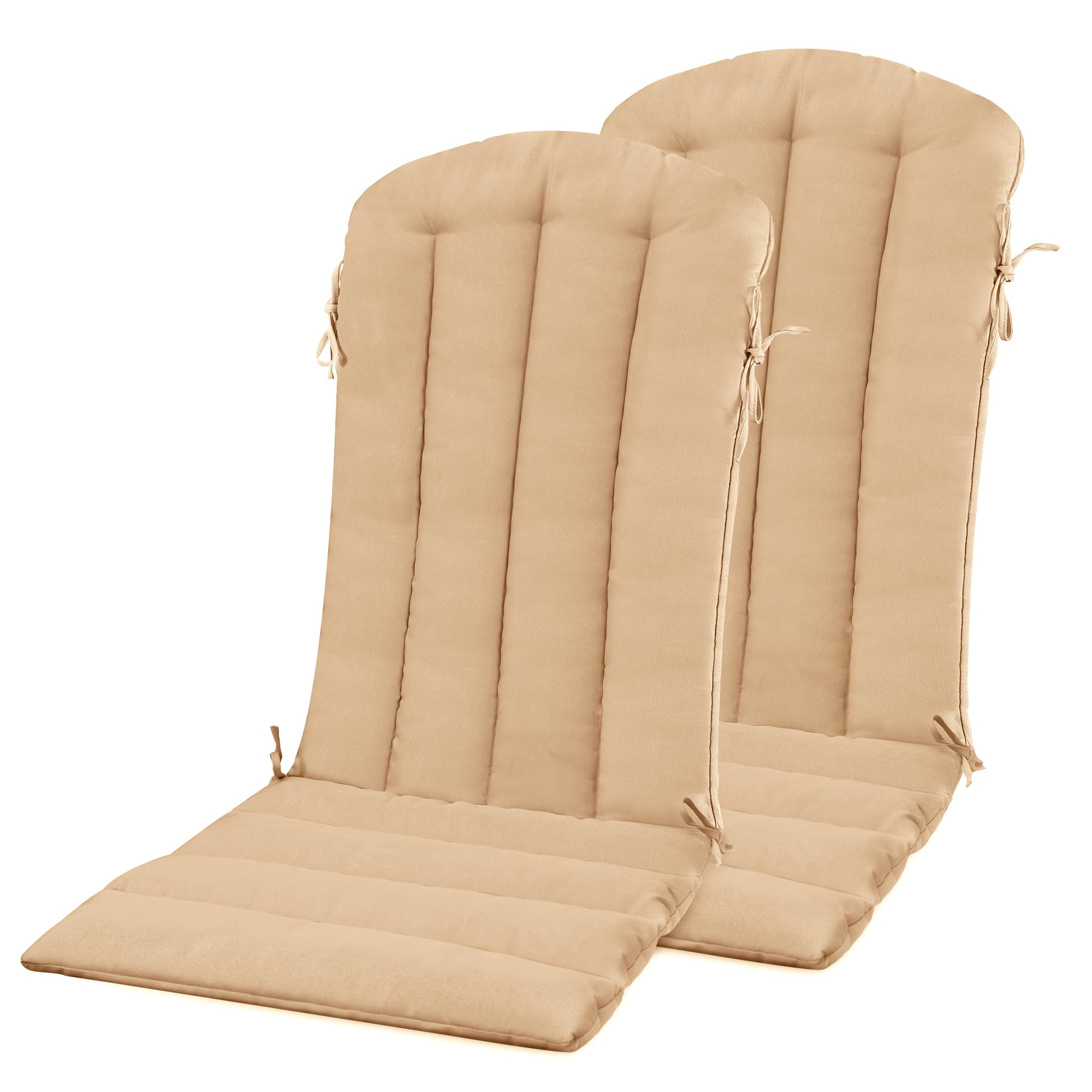 Set di 2 cuscini per lettini da sole rosso 186 x 53 x 5 cm Picchu