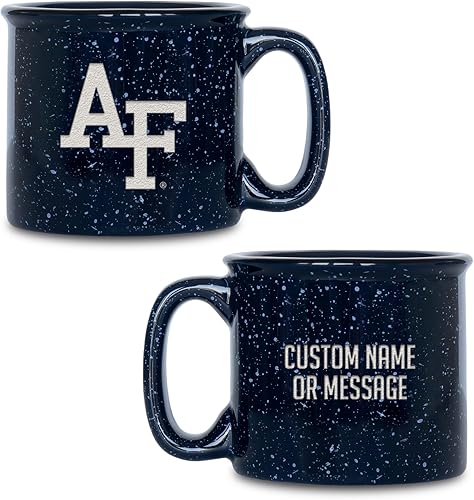 Miniatura 402 de Rico Industries NCAA Utah Utes - Taza de café personalizada de 12 onzas con logotipo grabado con láser profundo, taza de cerámica para acampar con