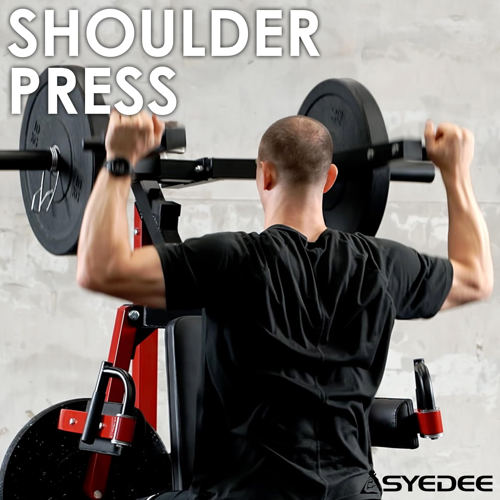 Amazon.co.jp: syedee 三角筋とショルダープレス機、調節可能なシート