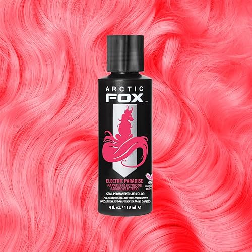 Vista 284 de ARCTIC FOX - Tinte semipermanente para el cabello, vegano y libre de crueldad, 4 onzas líquidas, color rosa (Frose, paquete de 2)