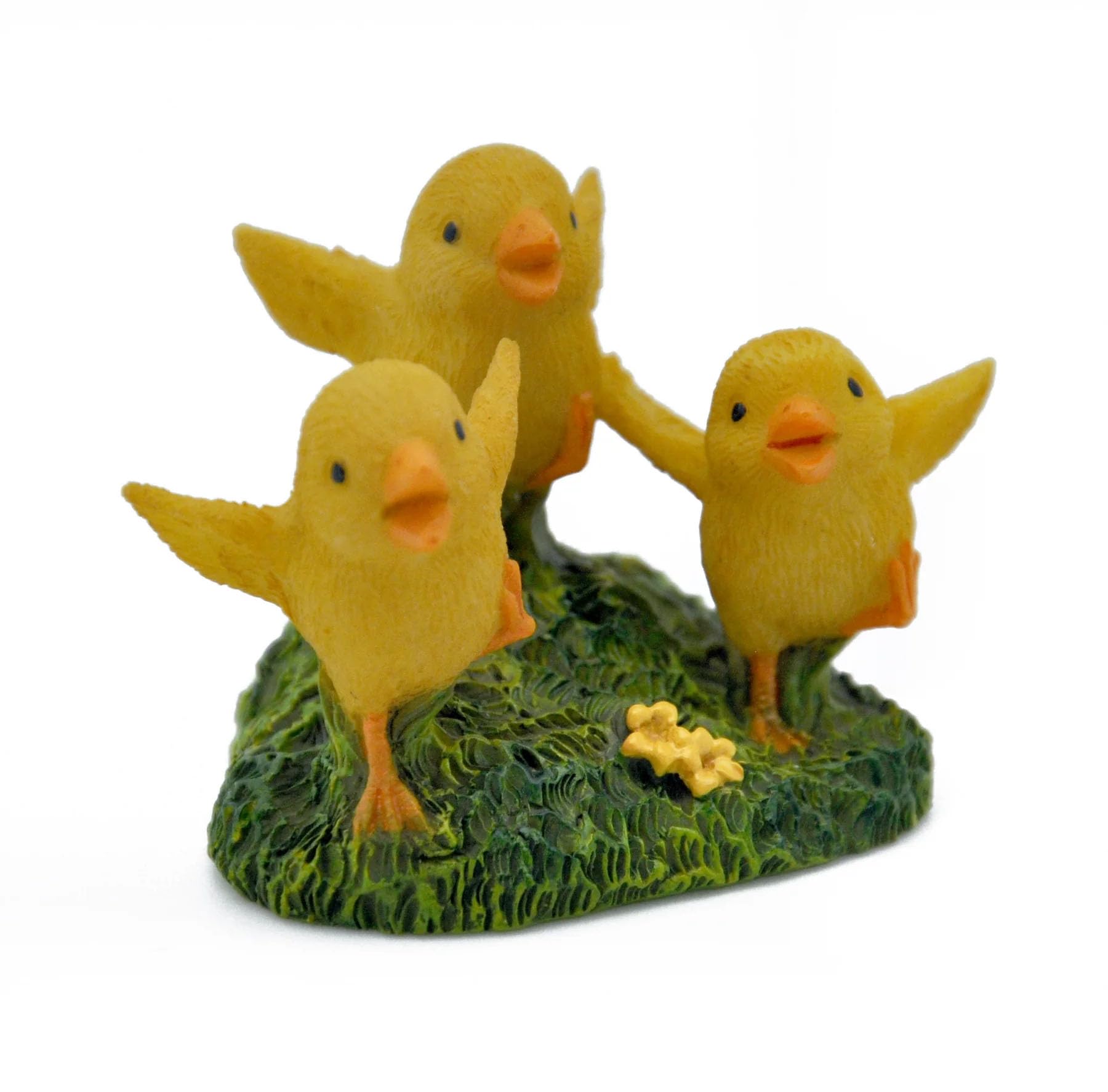 Marshall Home and Garden & Happy Dance - Yellow/Green Resin Miniature Figurine for Fairy