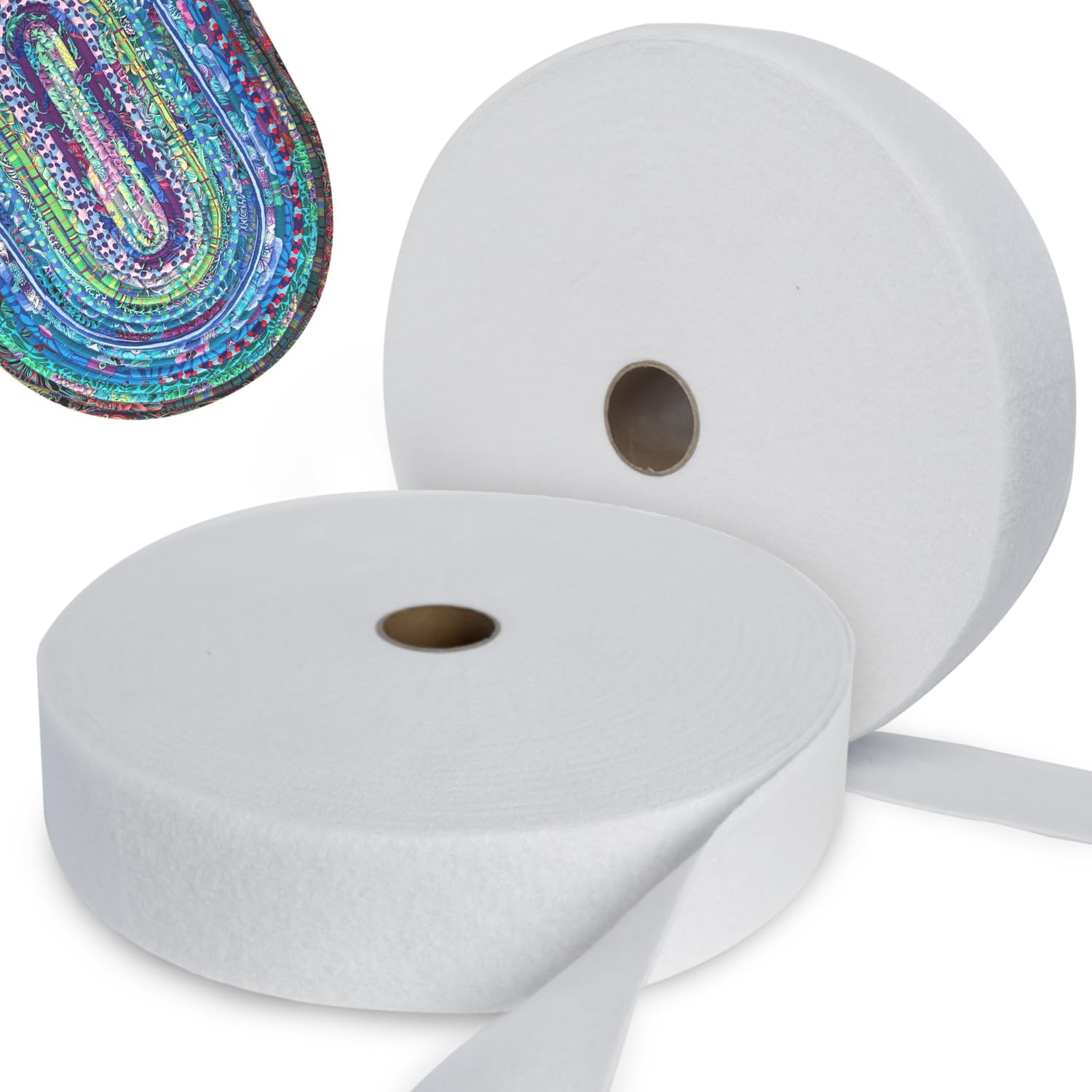 Quilt Batting by The roll Purses (2 Rolls) Cotton Batting Roll Total 100 Yards for Quilts Needle Punched Cotton Batting for Rugs