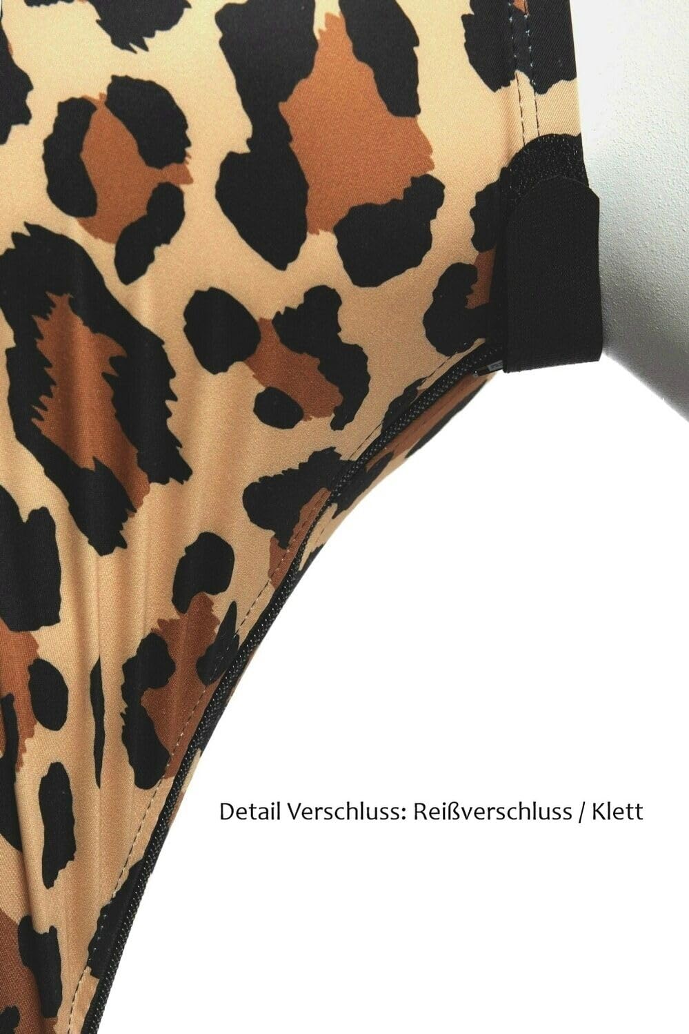 netproshop Fliegenschutzmaske mit Reißverschluss Mesh-Ohren große Augenpartie Elastischer Saum Gr. Shetty Pony, Groesse:Cob, Farbe:Leopard