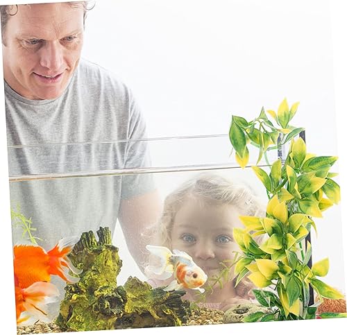 Miniatura 4 de 4 unids reptil ratán paisajismo artificial acuario plantas acuario plantas subacuáticas escalada terrario planta reptisoil plantas artificiales