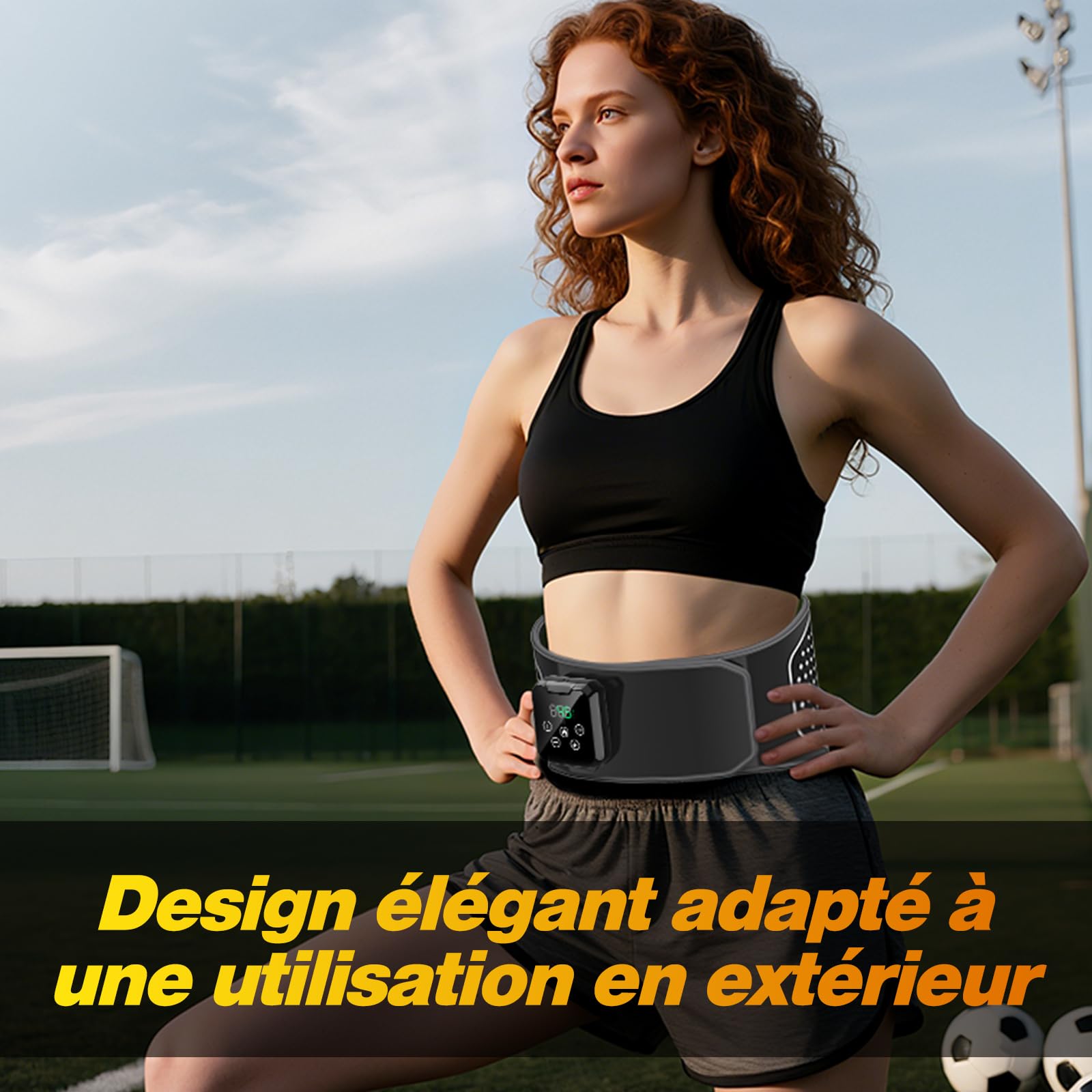 Ceinture Chauffante et Massante Lombaire Sans Fil – Coussin Chauffant avec 3 Modes Airbag et 4 Niveaux de Température pour Soulager les Douleurs Lombaires, Sciatique et Stress Quotidien