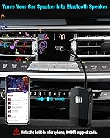 Vista 6 de Golvery, receptor Bluetooth (Bluetooth avanzado 4.1, A2DP) - adaptador de audio inalámbrico portable con entrada de 3,5 mm - disfruta la música