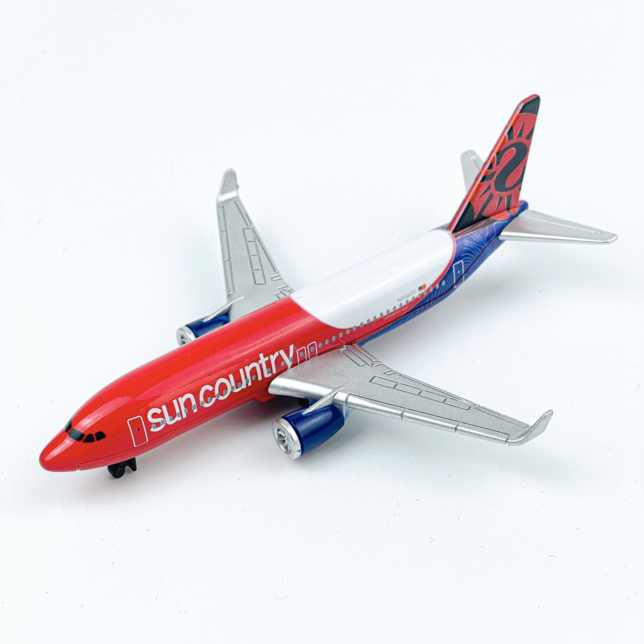 AVIAMUSESun Country Model Airplane, Die-cast Single Planes Model Aircraft Suitable for Collection & Christmas, Birthday Gifts