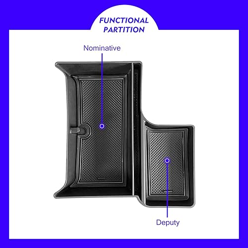 Miniatura 6 de 2024 2023 Maverick Center Console Organizer Tray for Ford Maverick 2024-2022 Console Tray Center Armrest Glove Storage Box for Maverick 2023