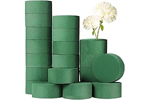 20 PCS Floral Foam, Pristine Green Wet Block