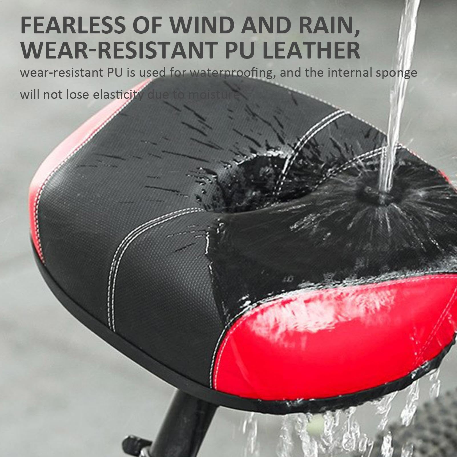 Sella per bici da strada, cuscino di ricambio impermeabile per ciclismo, imbottitura in pelle PU, accessori per biciclette, per amanti della bicicletta, amici