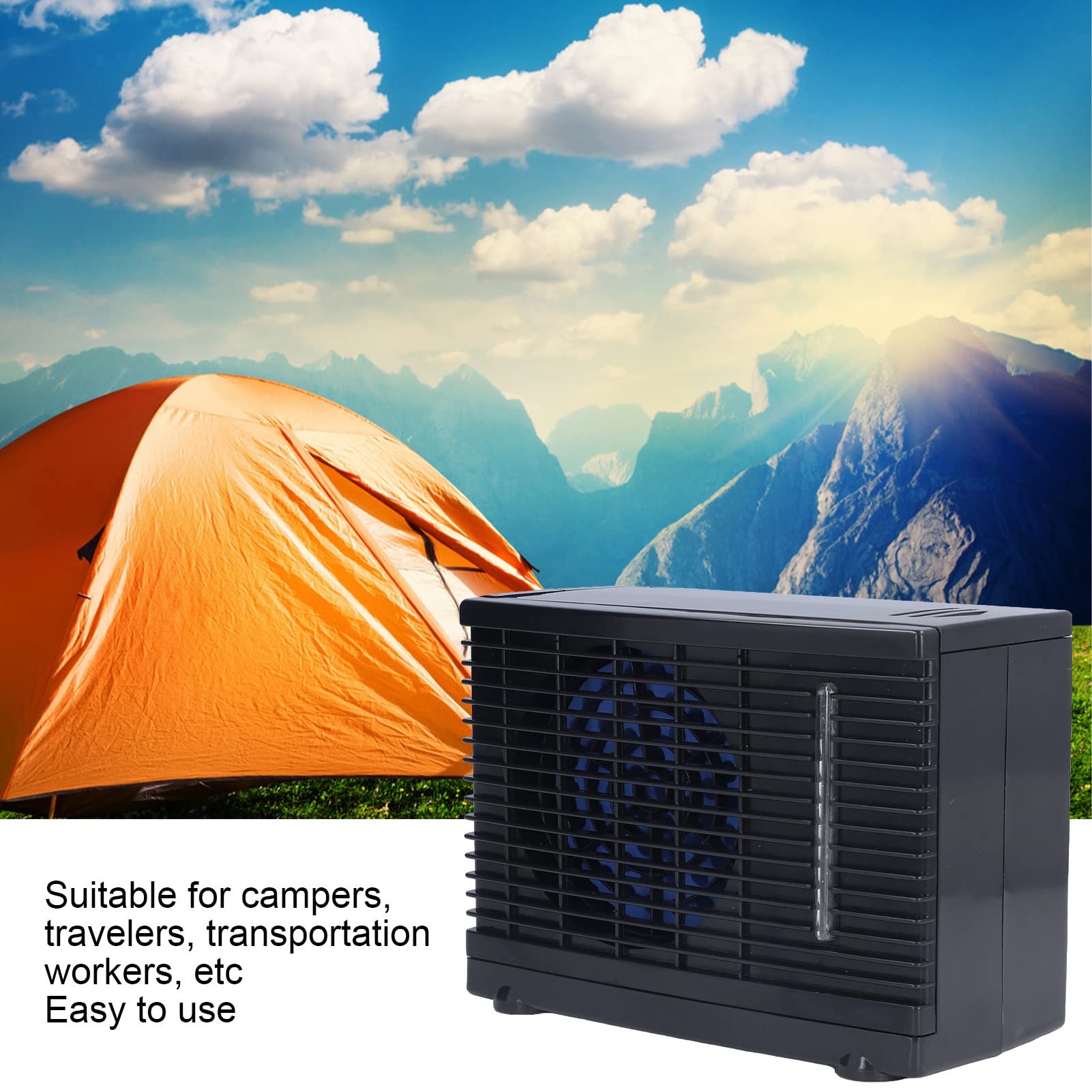 Mini Ventilatore Dell'aria Condizionata 12V Dispositivo di Raffreddamento Evaporativo Portatile Silenzioso con Serbatoio Dell'acqua per la Casa Dell'auto