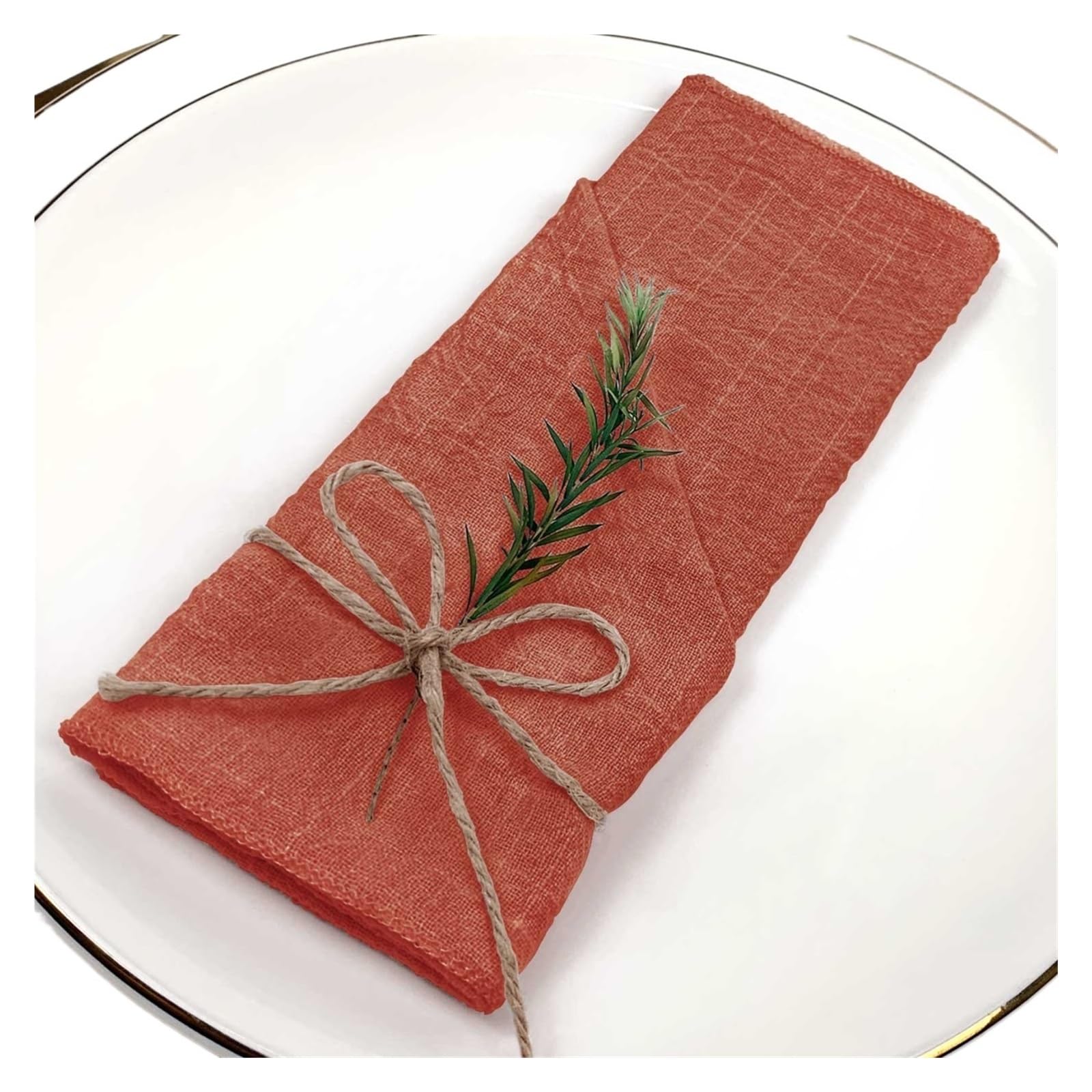 Gauze Cotton Napkins Rustic 12pcs 30x30cm for table