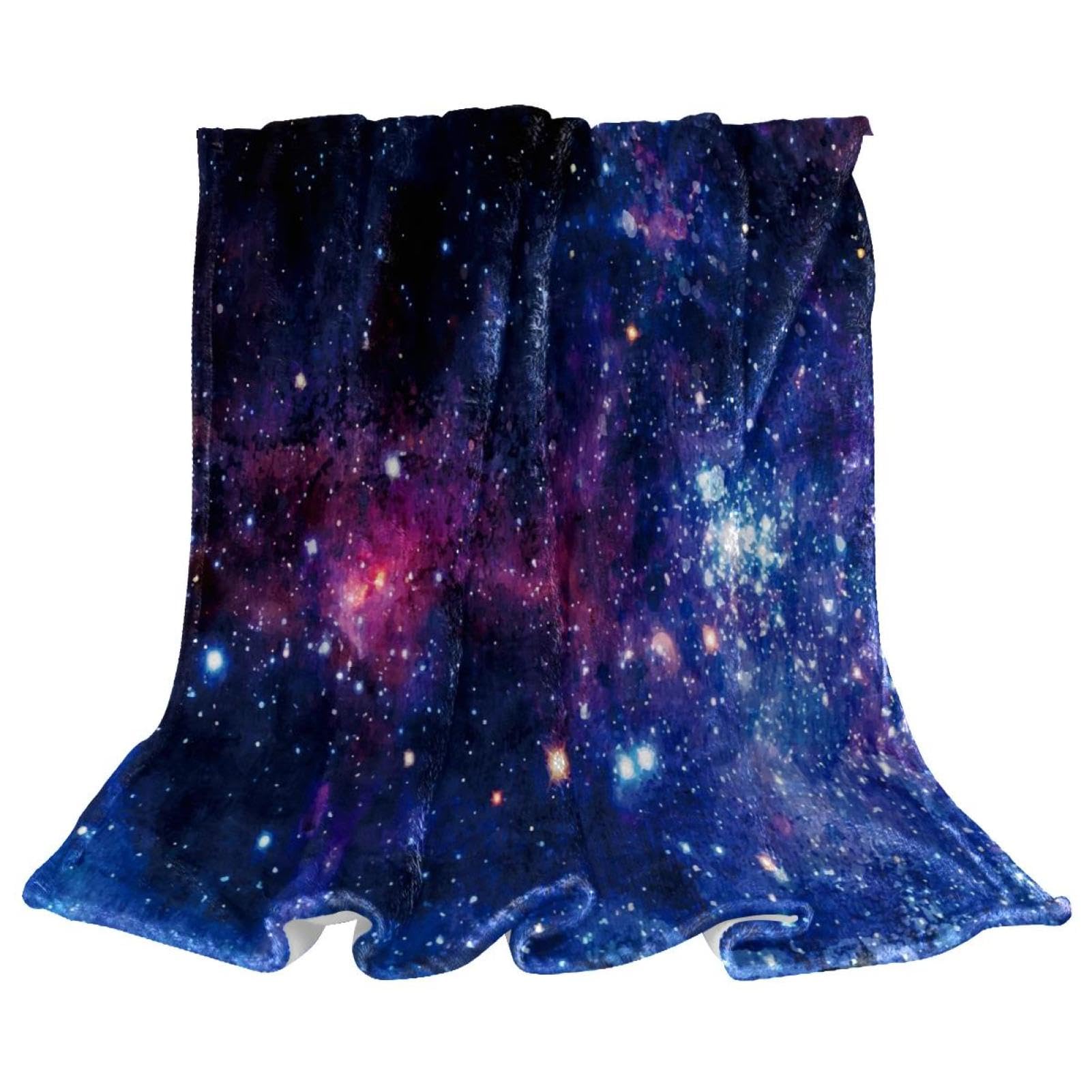Plaid chaud univers galactique pour vos soirées cocooning sur le divan