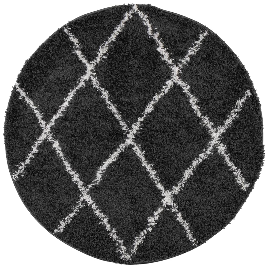 Grand tapis de salon à poils longs moelleux et épais en polypropylène