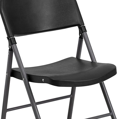 Miniatura 24 de Flash Furniture Mirra - Sillas plegables de plástico para fiestas y bodas, asientos ligeros para eventos comerciales con capacidad de peso estático