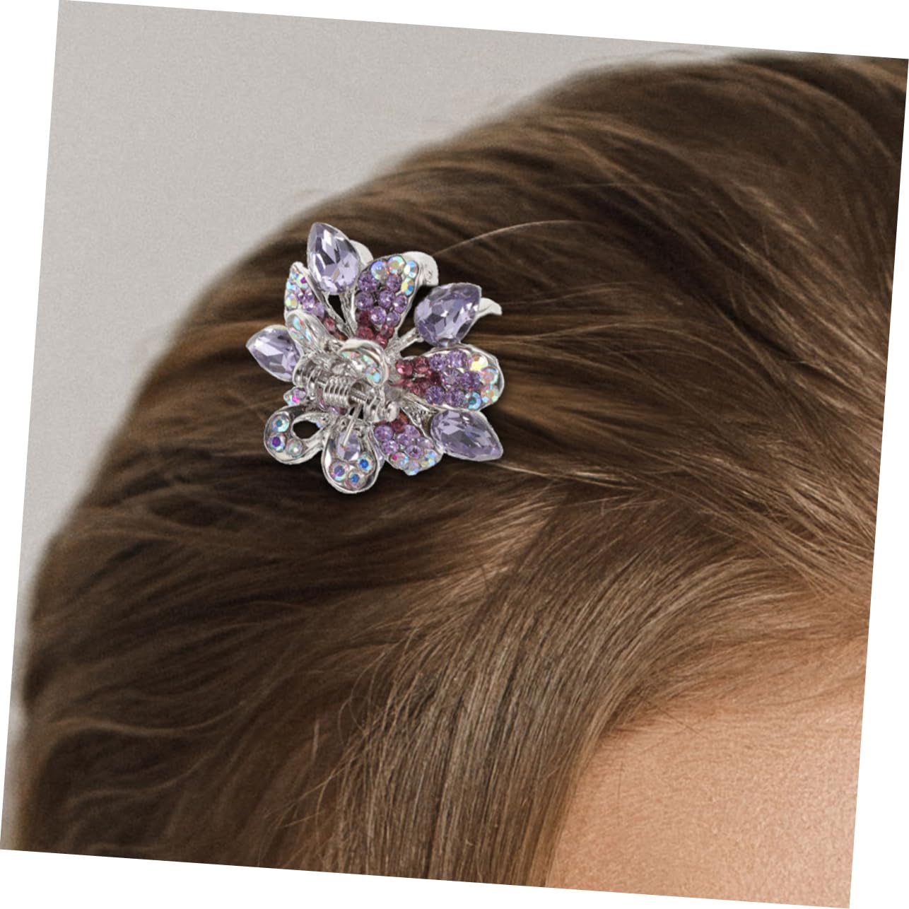 Didiseaon 10 Piezas pinza de diamante hair clips horquillas moño pinza de pelo flequillo pinzas de cabello accesorios para el cabello para niños pinzas para el pelo mini sombrerería Arrojar