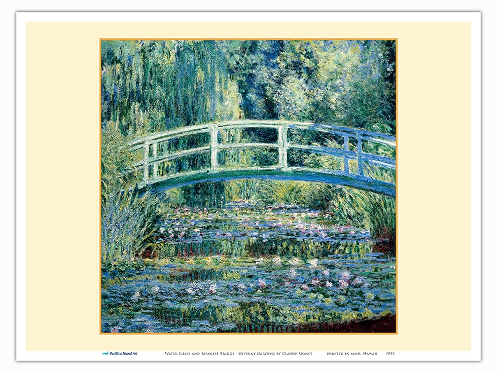 Amazon.com: Water Lilies and Japanese Bridge - Giverny Gardens