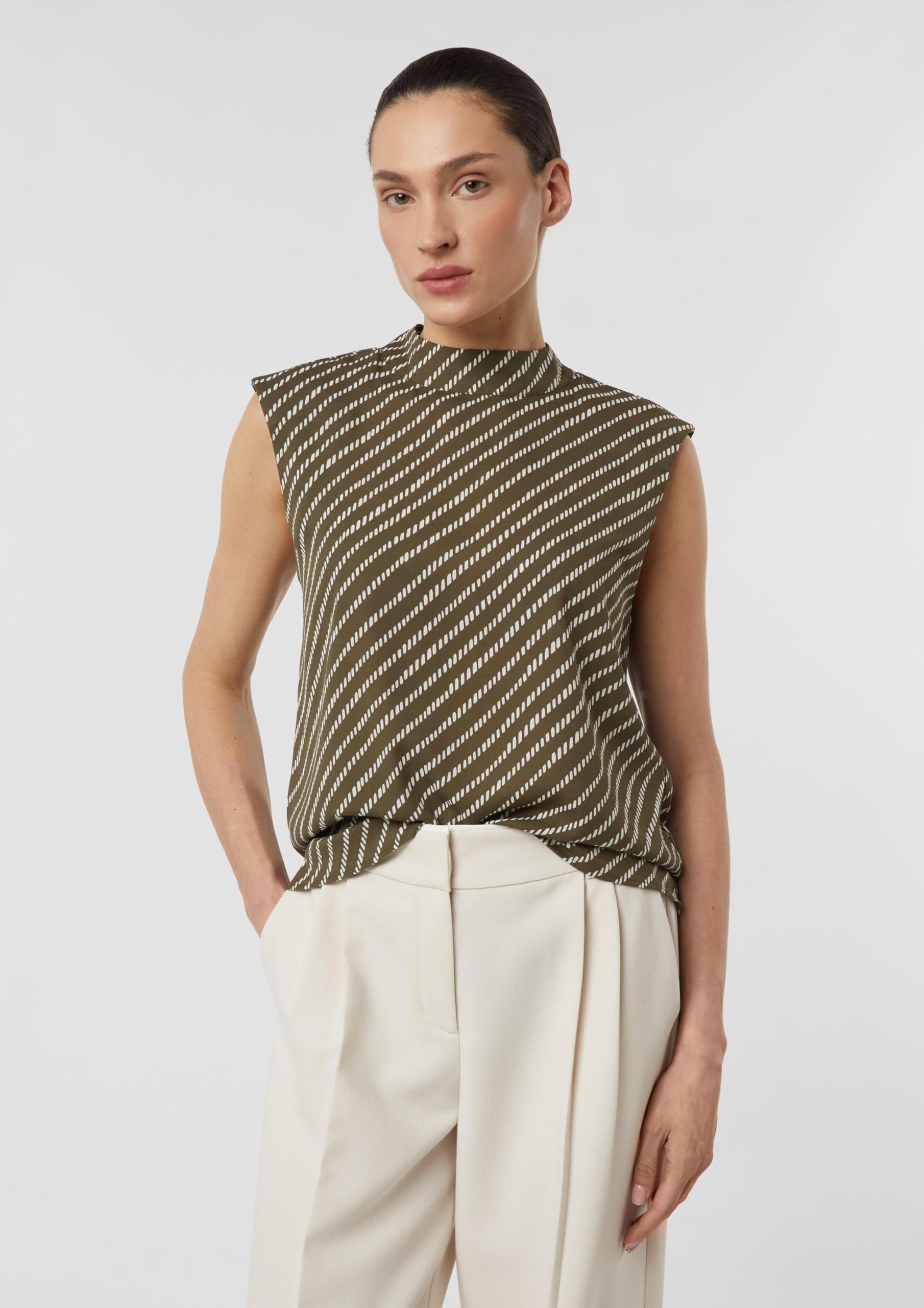 Comma Camicia a Maniche Corte Donna