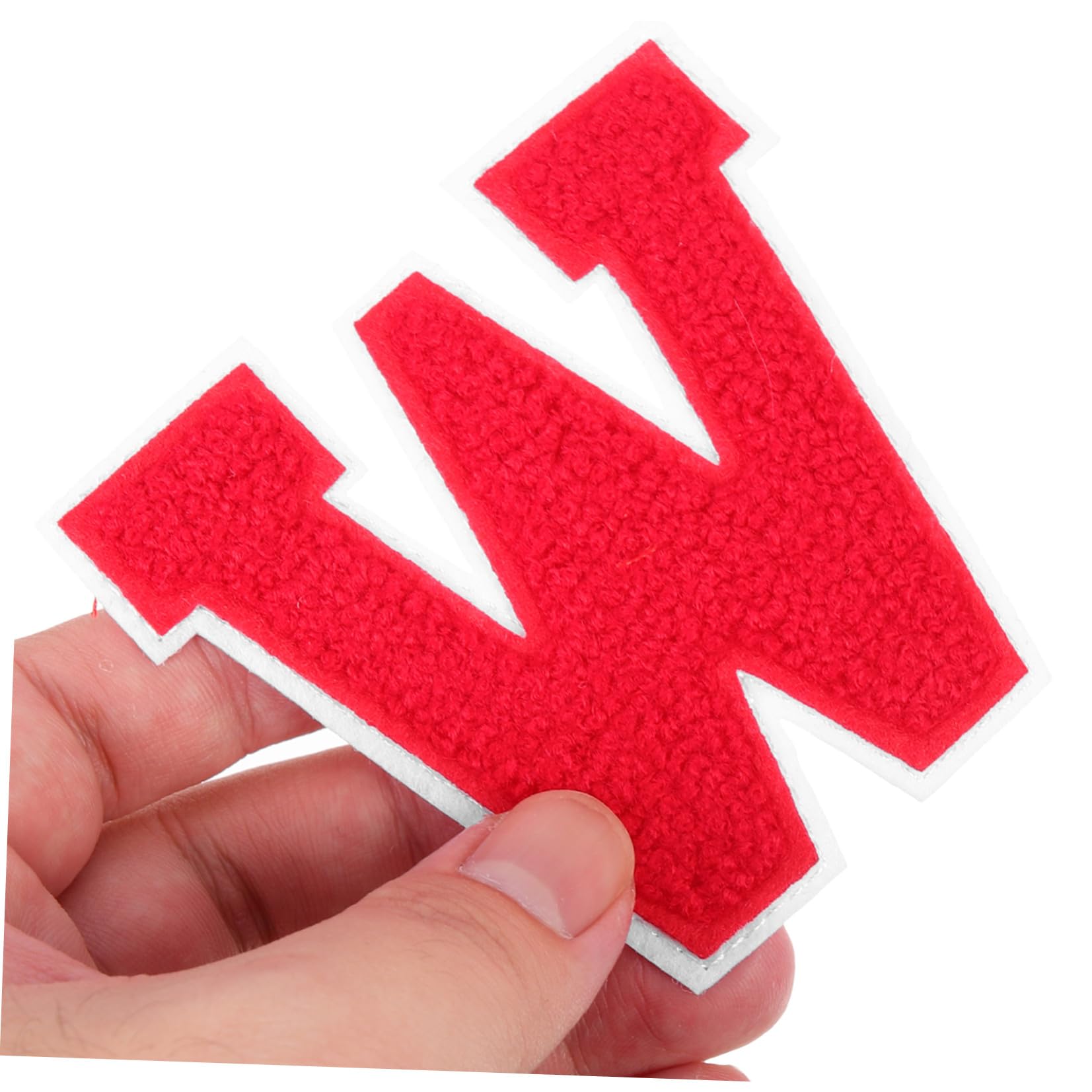 HOMSFOU 5 Set Toppe Ricamate Con Lettere Logo In Ciniglia Lettere Assortite Per Cucire Indumenti Toppe Per Cappelli Per Vestiti Giacche Cappotti Vestiti Per Decorazione 26 pezzi*5