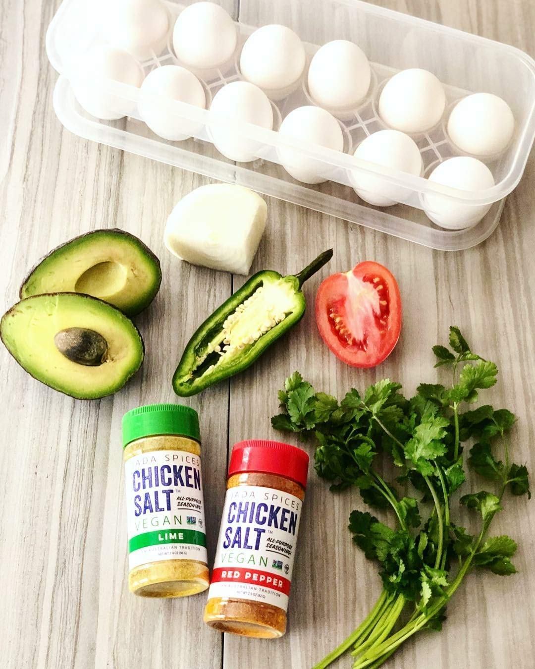 JADA Spices Chicken Salt Spice and Seasoning - Original, Lime, Red Pepper - Vegan, Keto & Paleo Friendly - Perfect for Cooking, BBQ, Grilling, Rubs, Popcorn and more - Preservative & Additive Free