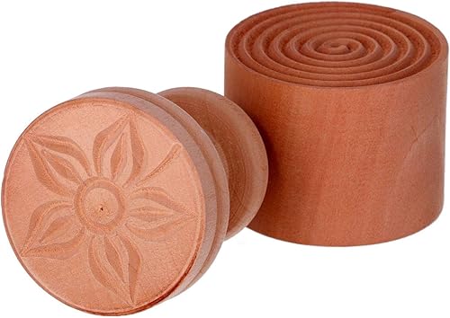 Calder Corzetti - Molde para flores, 2.1 in de diámetro, 2.2 in de altura, color marrón