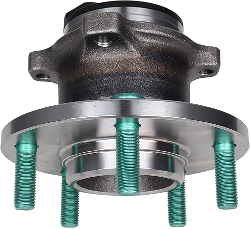 Miniatura 4 de 512347 Conjunto de rodamiento de cubo de rueda trasera compatible con Mazda 3 2004-2013, Mazda 3 Sport 2009-2013, Mazda 5 2006-2017, 5 lengüetas con