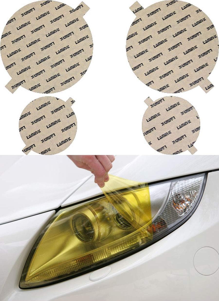 Lamin-x Custom Fit Yellow Headlight Covers for Hummer H2 (03-09)