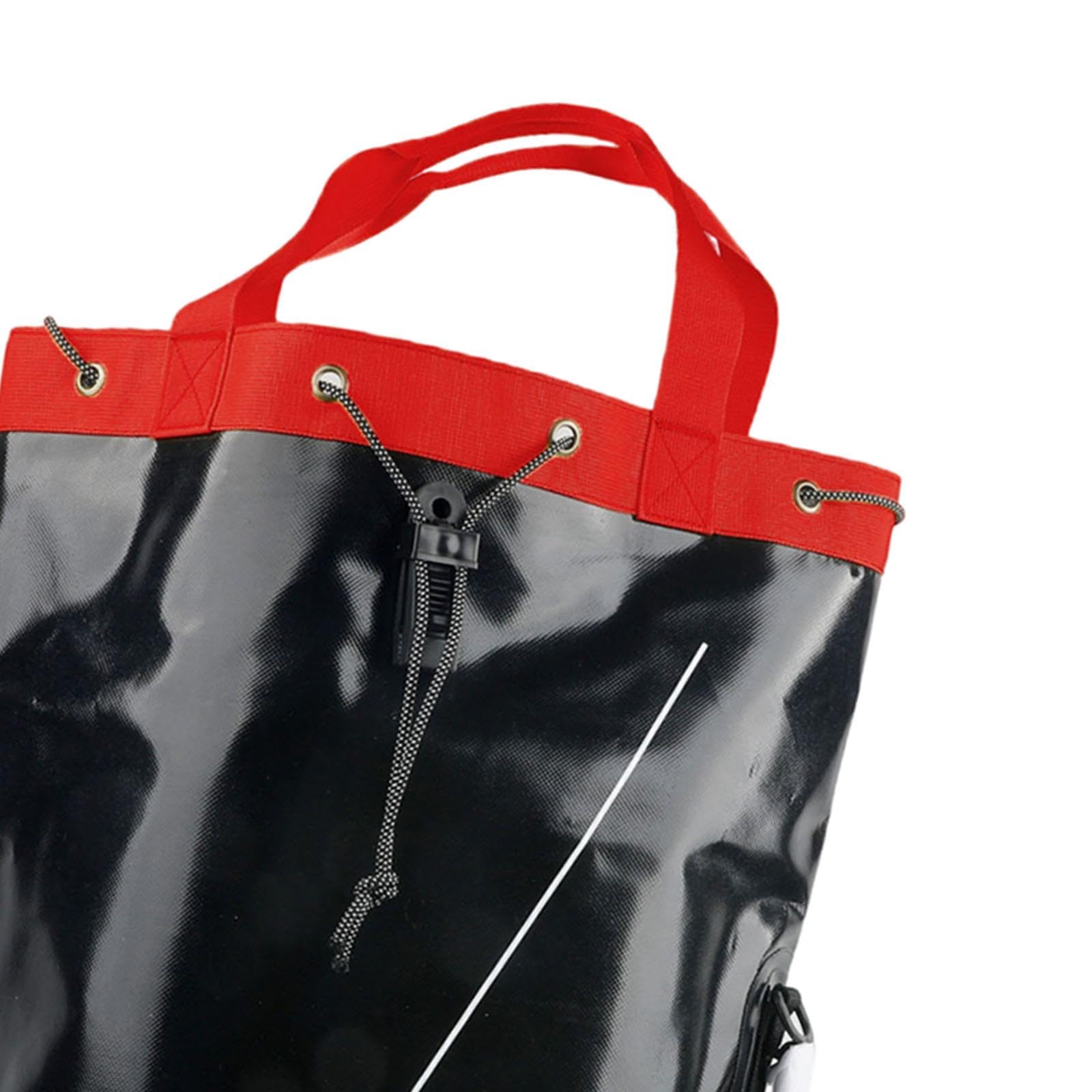 Bolsa de Engranaje de Cuerda de trepadora Mochila de Engranaje de Escalada 3 bucles de Cuerda empotrados de Fondo Reforzado PVC para montañismo