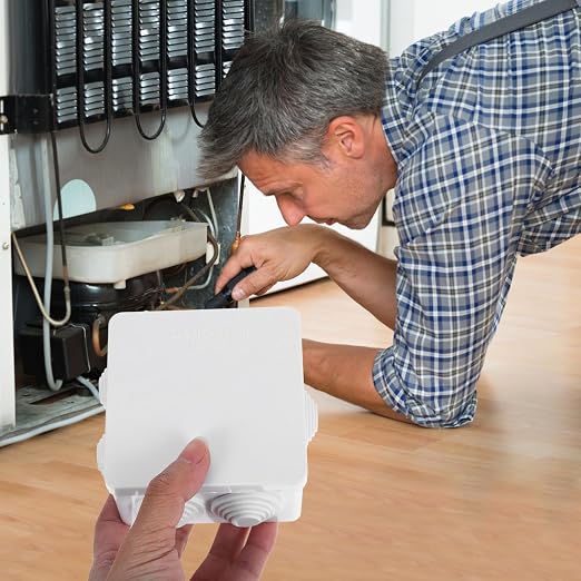 Caja eléctrica plástica impermeable para exterior pequeña miniatura 5