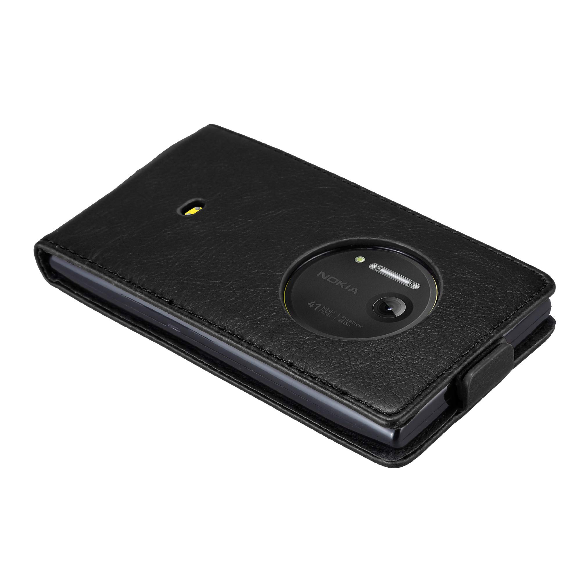 Custodia COVER per NOKIA LUMIA 1020+FIBBIA PELLE BIANCO SACCHETTO