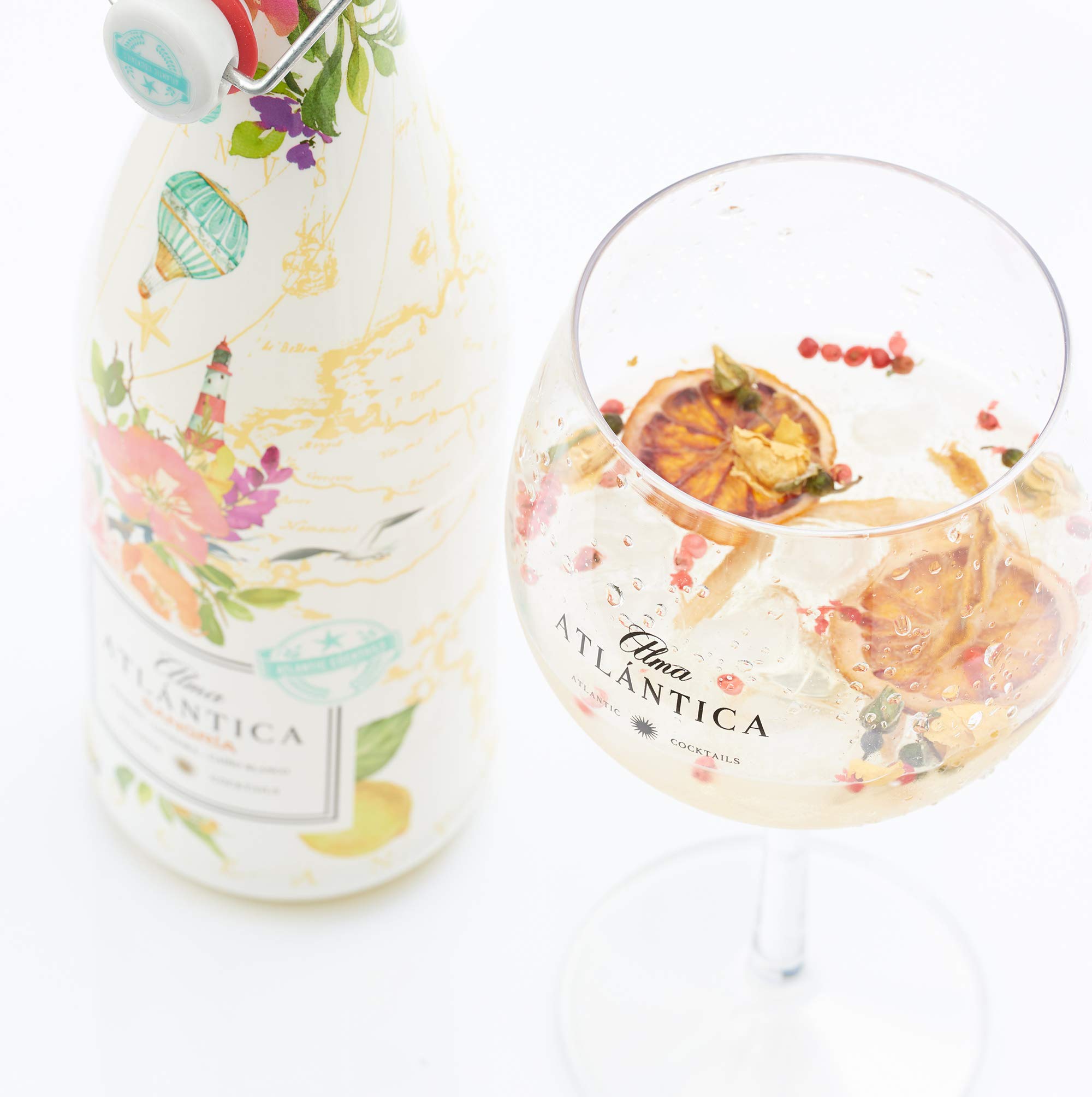 Alma Atlántica Sangría Blanca premium - Caja con 6 x 750 ml