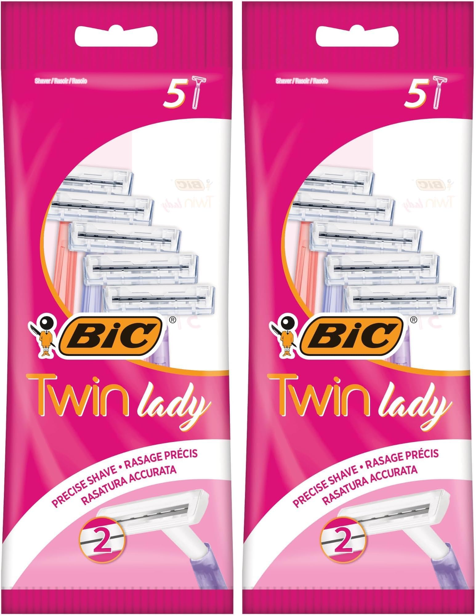 Twin Lady Sensitive Razor - Pack of 10