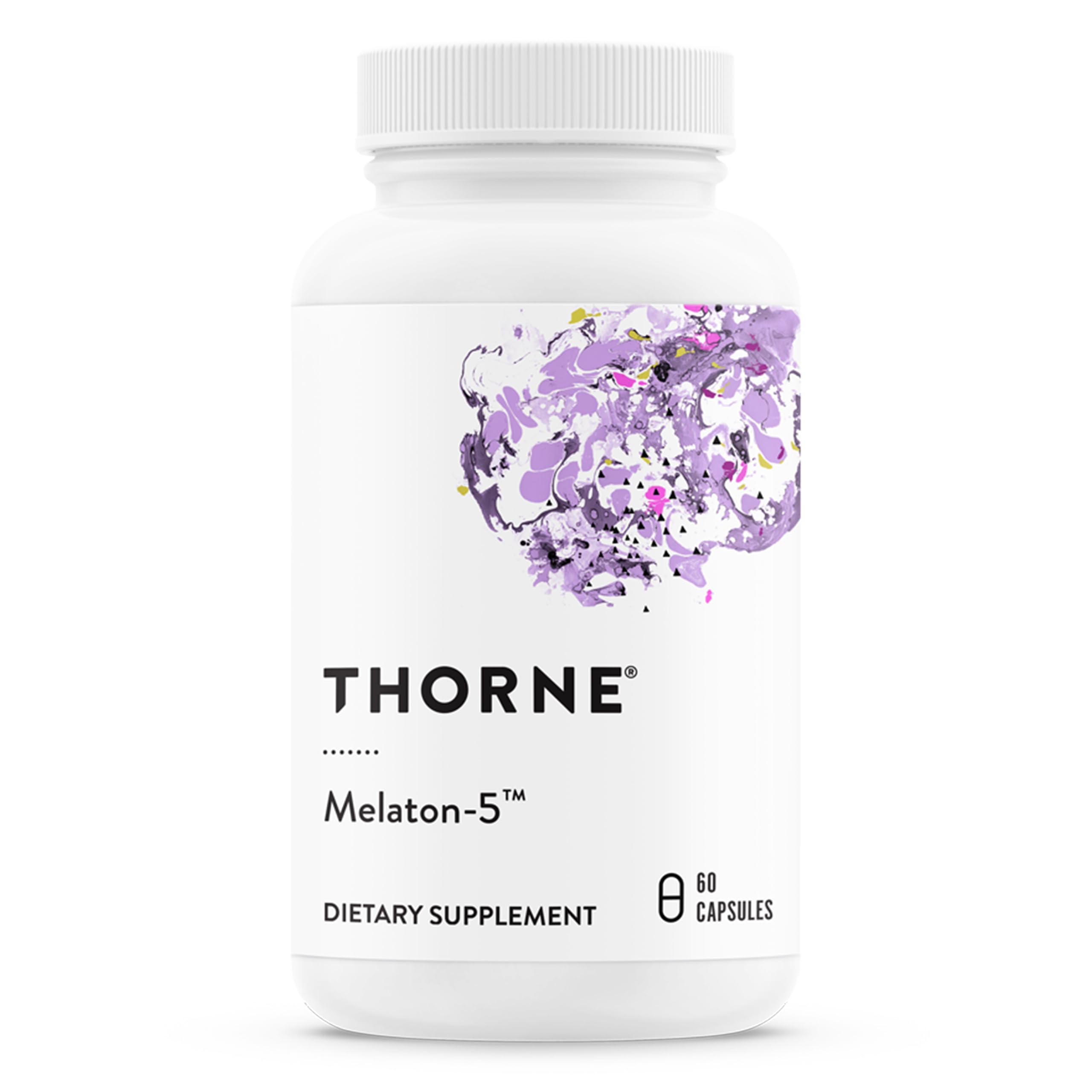 THORNE - Melaton-5 - 5mg Melatonin Supplement - Supports Normal Circadian Rhythms, Restful Sleep & Relaxation* - 60 Capsules
