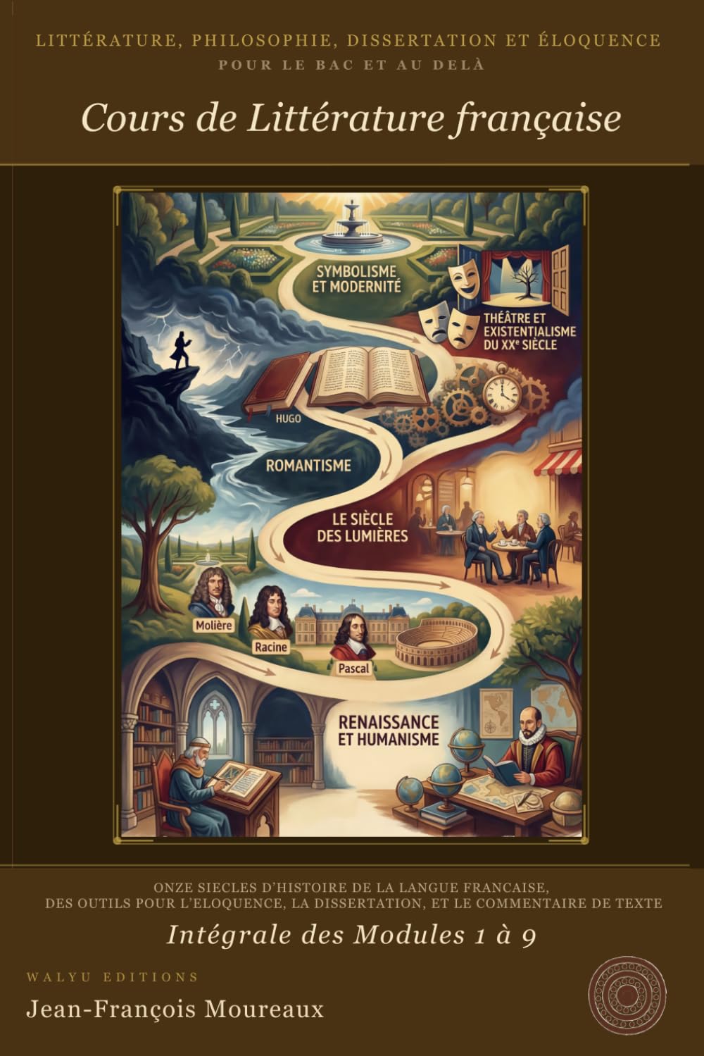 Histoire de littérature française, Dissertation, Eloquence et Commentaire: pour le bac et au delà (Modules 1 à 9) (Penser, Lire, Convaincre (du bac à ... philosophie, dissertation et éloquence)
