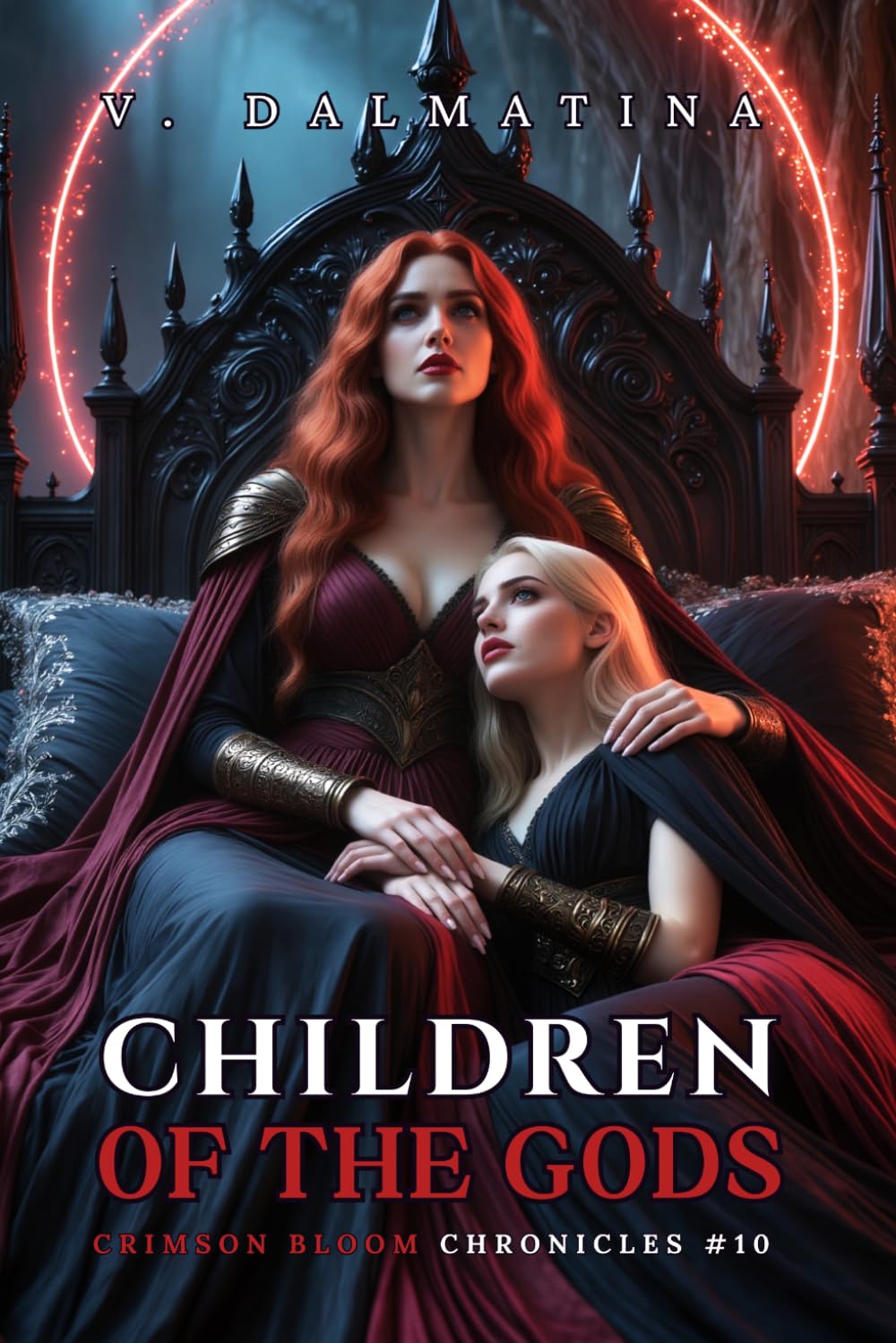 Children of the Gods: A Dark Sapphic Portal Fantasy Romance (Crimson Bloom Chronicles #10)