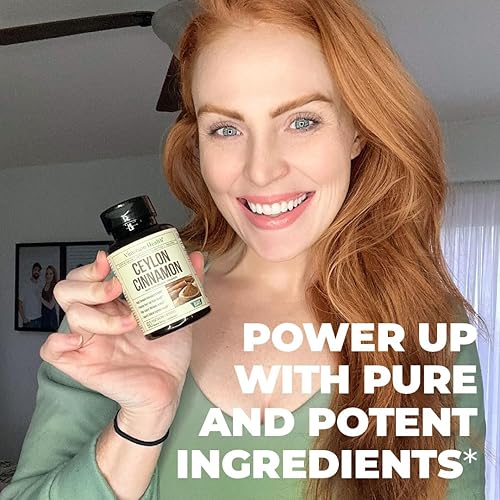 Miniatura 7 de Cápsulas orgánicas de canela de Ceilán, suplementos de canela auténtica de Ceilán (Canela de Ceylan) para el equilibrio de la inflamación, la