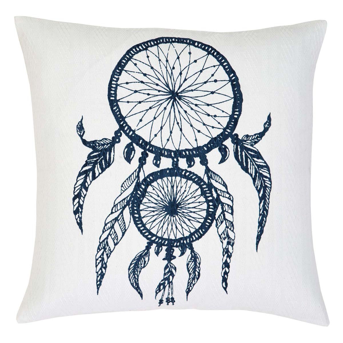 VHC Brands Rustic & Lodge Pillows & Throws-Dreamcatcher White 18