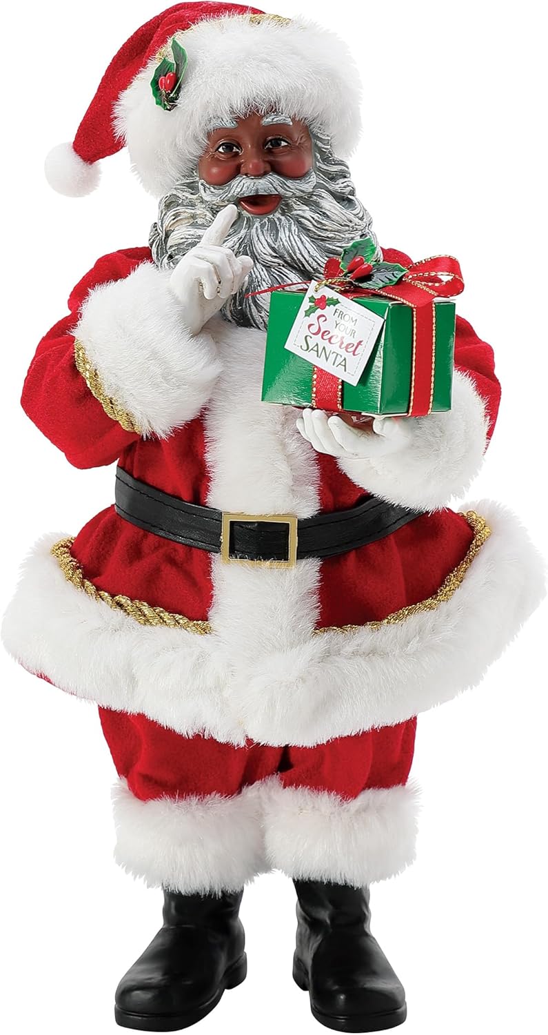 Department 56 Possible Dreams Christmas Traditions Secret Santa Gift Figurine, 10.5 Inch, Multicolor