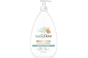 Dove Baby Eczema Care Fragrance Free Body Lotion for Sensitive Skin, 20 oz