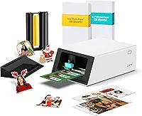 Liene Impressora e máquina de corte de adesivos coloridos PixCut S1 - Criador de adesivos tudo-em-um para artesanato DIY, etiquetas personalizadas e presentes. Impressora fotográfica de sublimação de