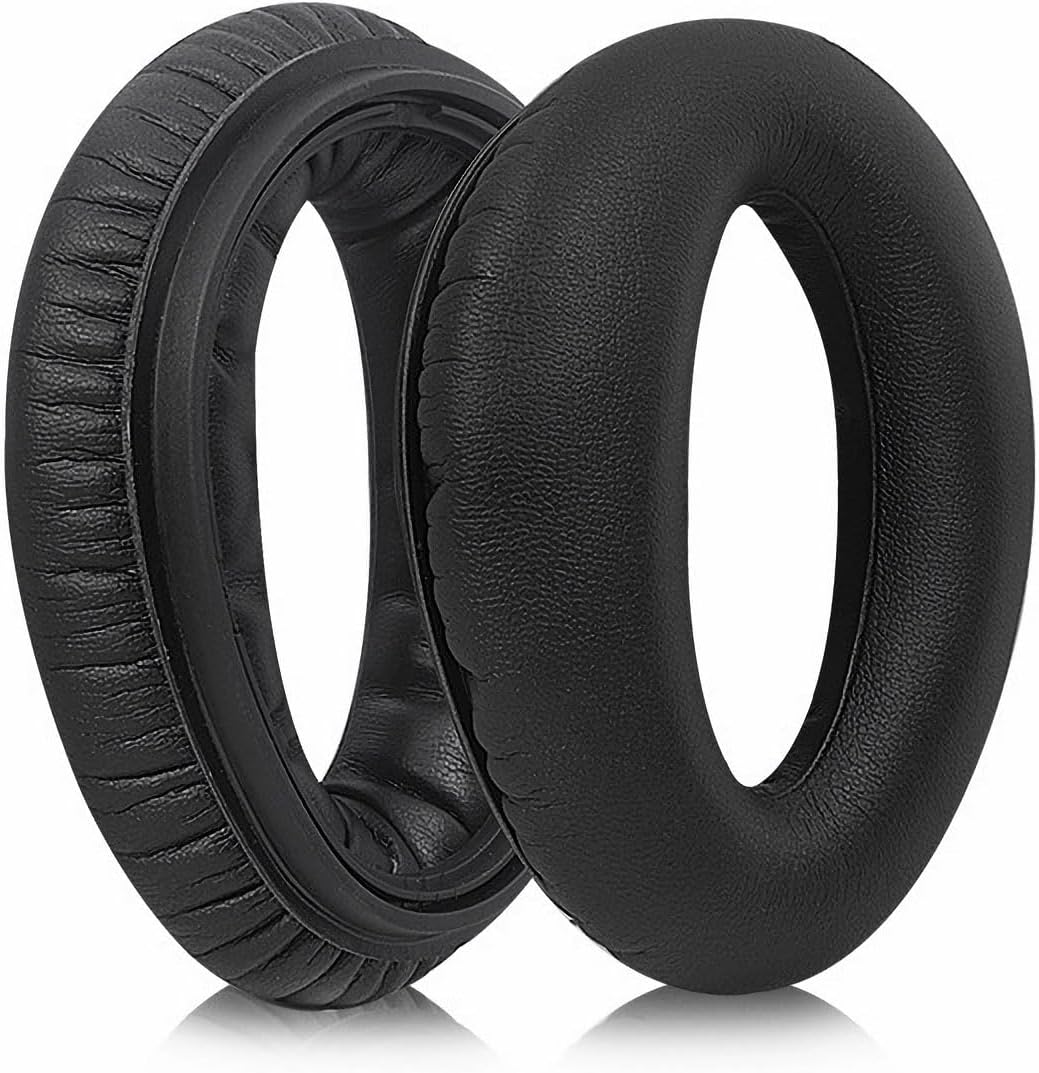 Zulu3 Replacement Earpads Protein Leather Memory Foam Ear Pads Cushions Cover Repair Parts Compatible with Lightspeed Aviation Zulu 3 Sierra ANR Headsets (Black)