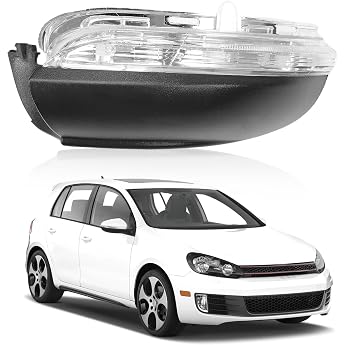 Rear View Mirror Indicator for Golf 6 MK6 / GTI / R20 Indicator Mirror Indicator Side for Touran 2011-2015 5K0949101Left - Driver Side
