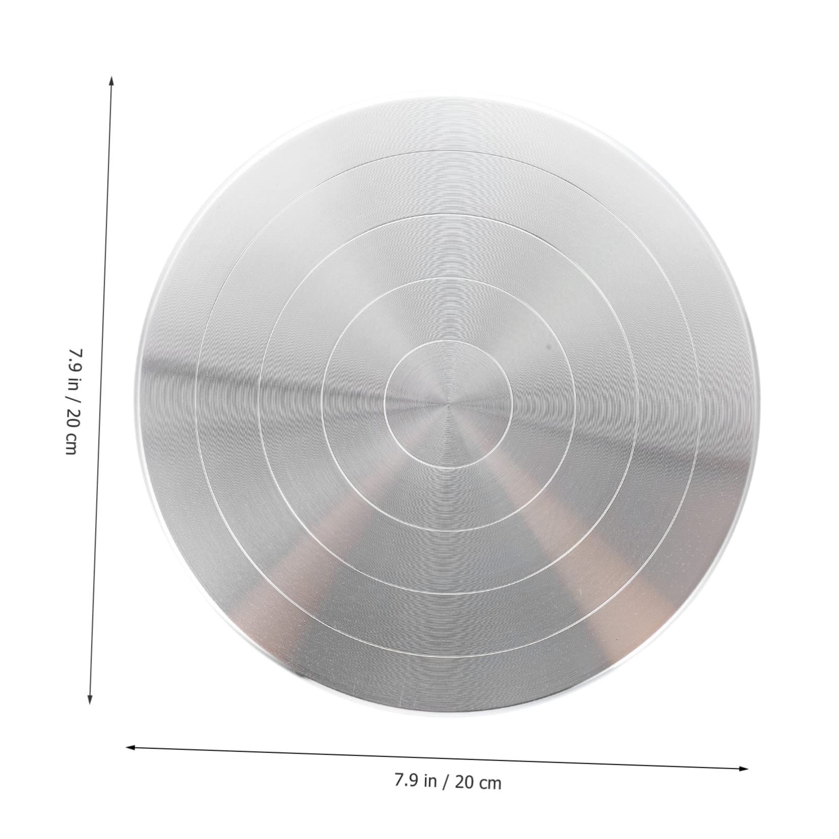 Housoutil Plato Giratorio Superficie Plana y Rotación Suave de Aleación de Aluminio para Cerámica Rueda para Esculpir Arcilla Adecuado para Manualidades de Arcilla