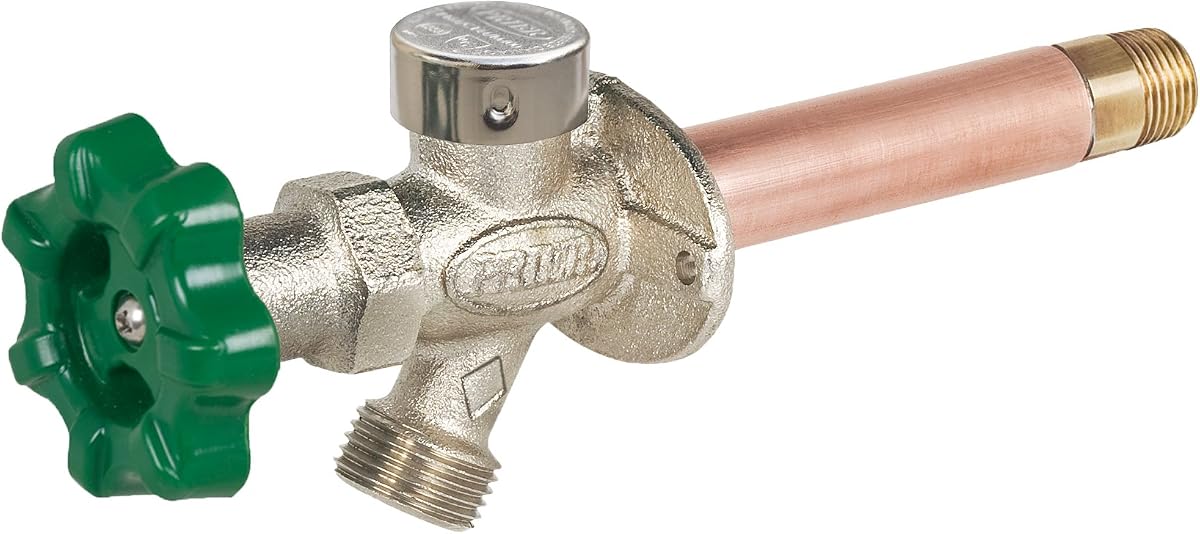 Prier P-164D12 Quarter-Turn Frost Free Anti-Siphon Outdoor Hydrant, 12-Inch