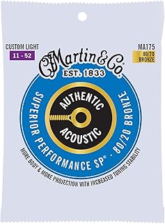 Martin Authentic Acoustic Guitar Strings, Superior...