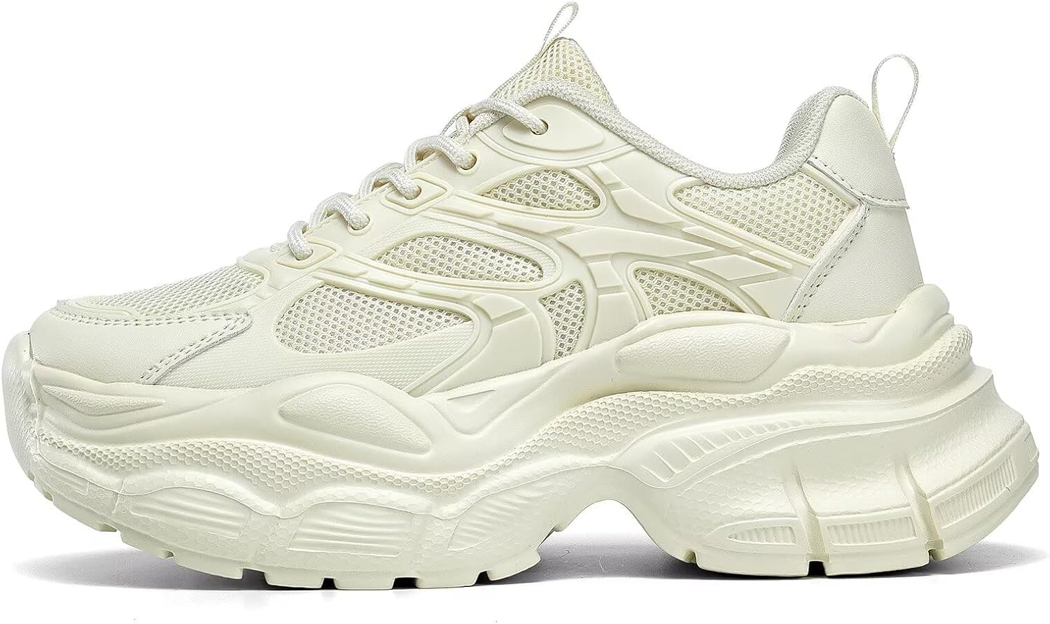 Women's Road Running Shoes Non Slip Ladies Walking Fashion Athletic Chunky Sneakers Work Gym Lightweight Mesh Soft Sole - Image 3