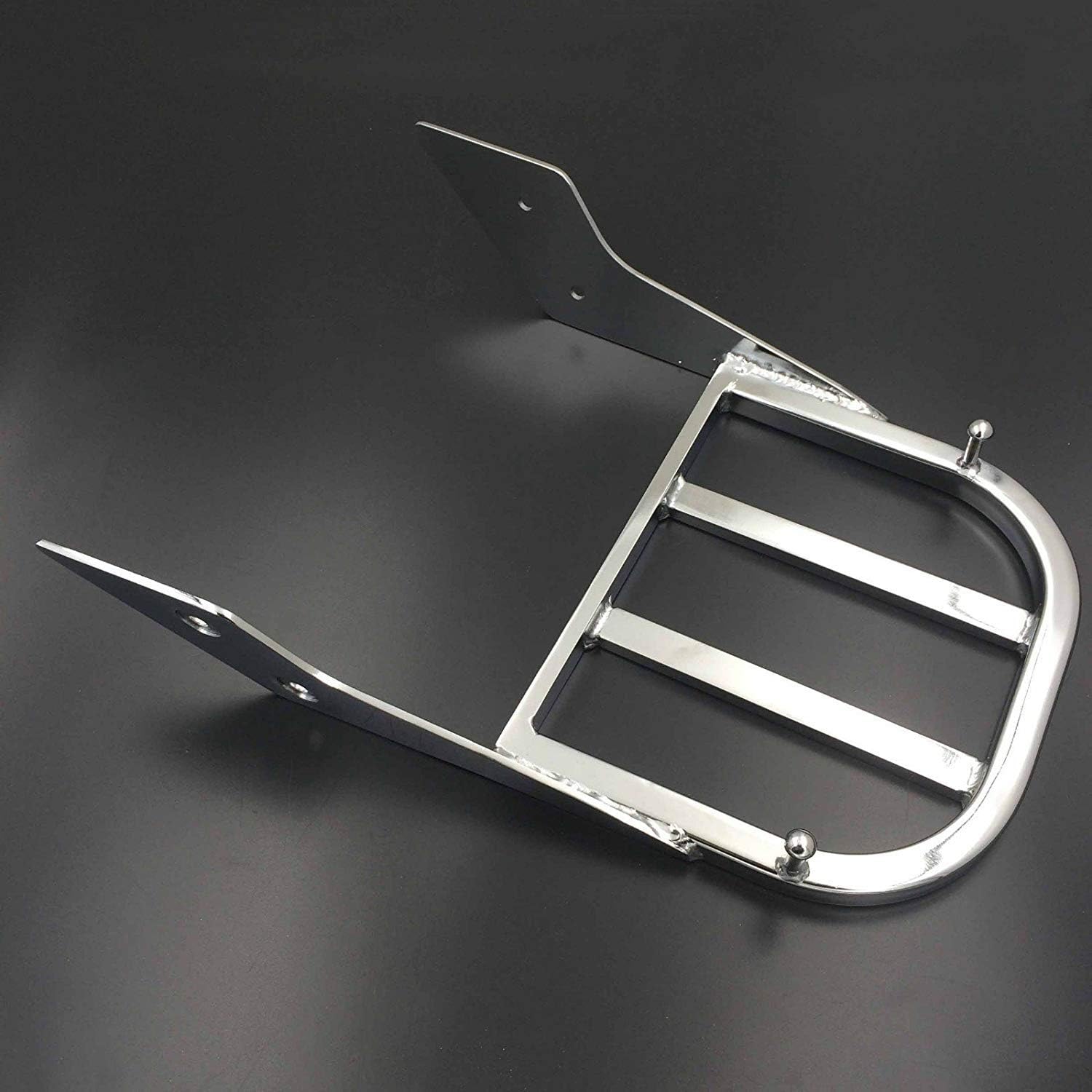 Luggage Rack Chrome for Honda VTX 1300C 2002-2006 VTX 1800C 2002-2011 VTX 1800F 2005-2011 Chrome Sissy Bar, Professional Install Advised